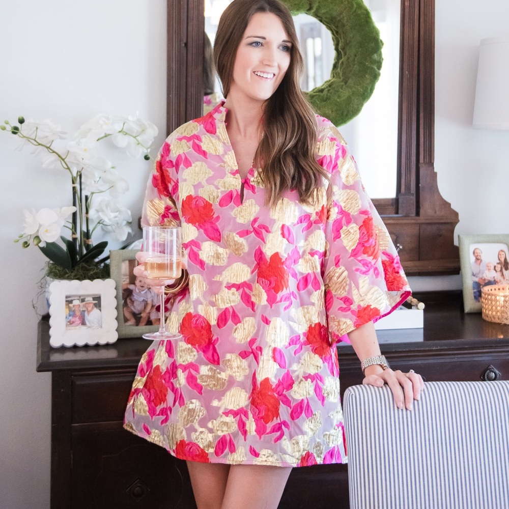 Floral Kaftan Dress